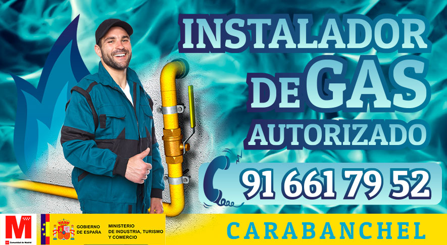 Servicio técnico instalador de gas natural en Carabanchel